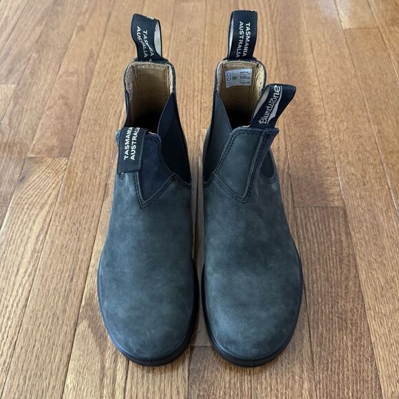 Blundstone Chelsea Boots Women’s US 8.5 Black Leather Elastic Pull On Ankle Boot - Picture 7 of 14